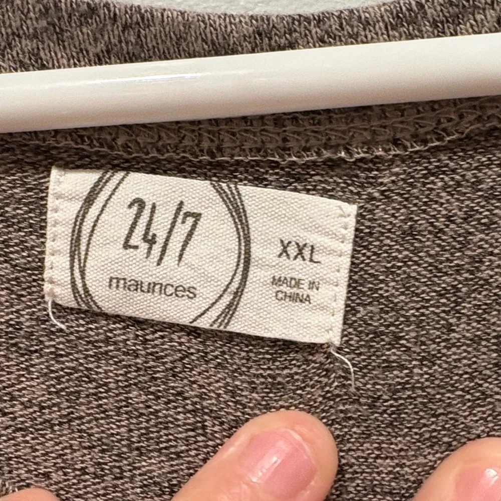 Maurices Brown Leopard Print Sweatshirt - Picture 2 of 4